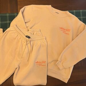 White Fox Beige Matching Lounge Set